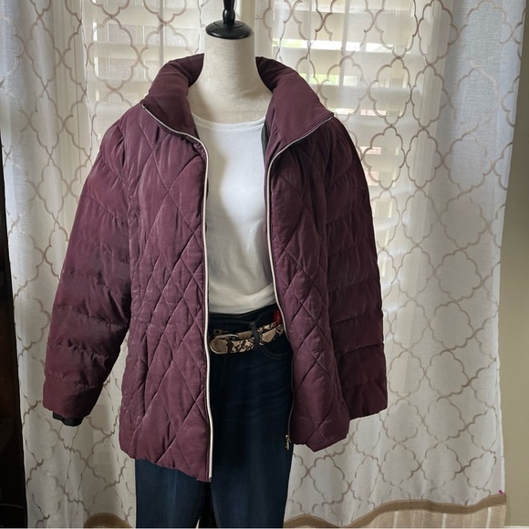 ZeroXposur Black Label Plum Jewel Women's Puffer Jacket Elastic cuffs  XXL - Picture 6 of 10